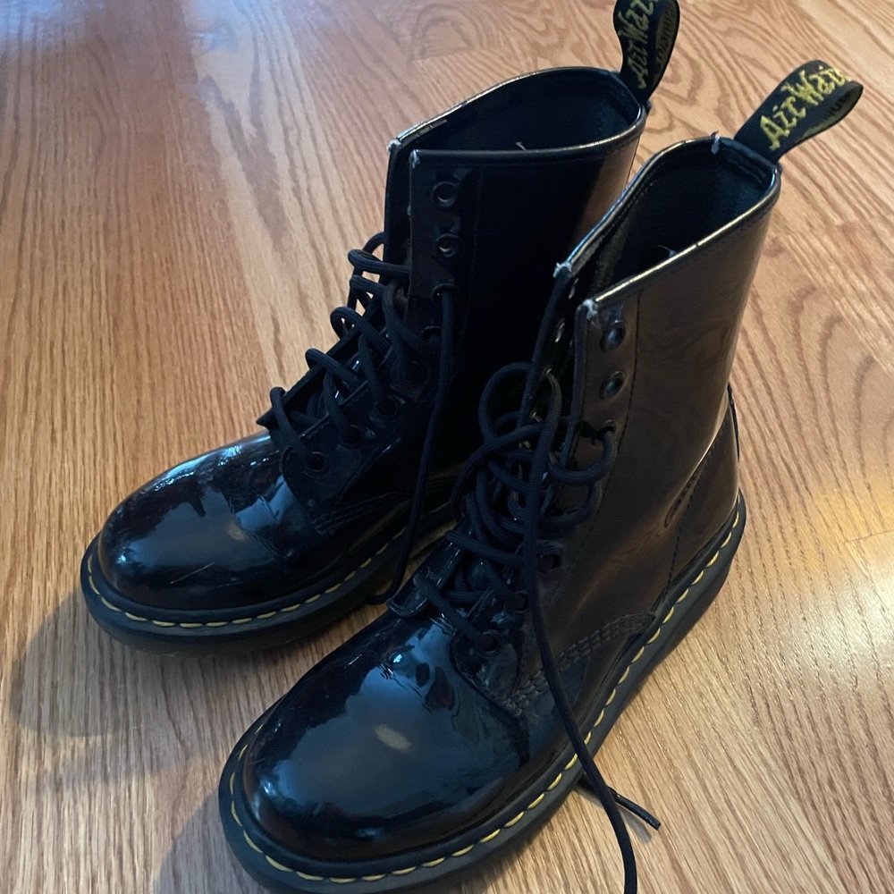 Patten leather doc martens
